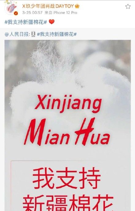 H&M惹众怒！佟丽娅肖战等众星发声支持新疆棉花第2张图片